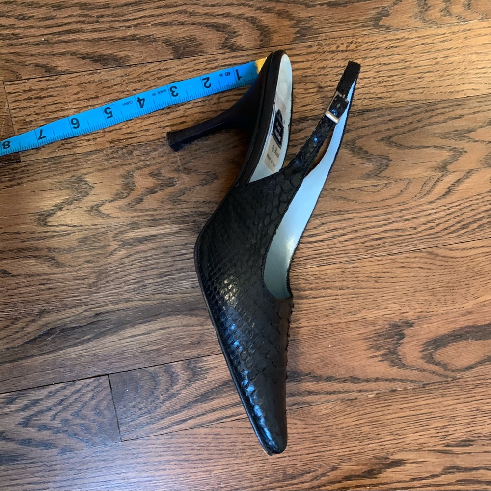 Vera cuoio Italian snake skin heels - Picture 4 of 4